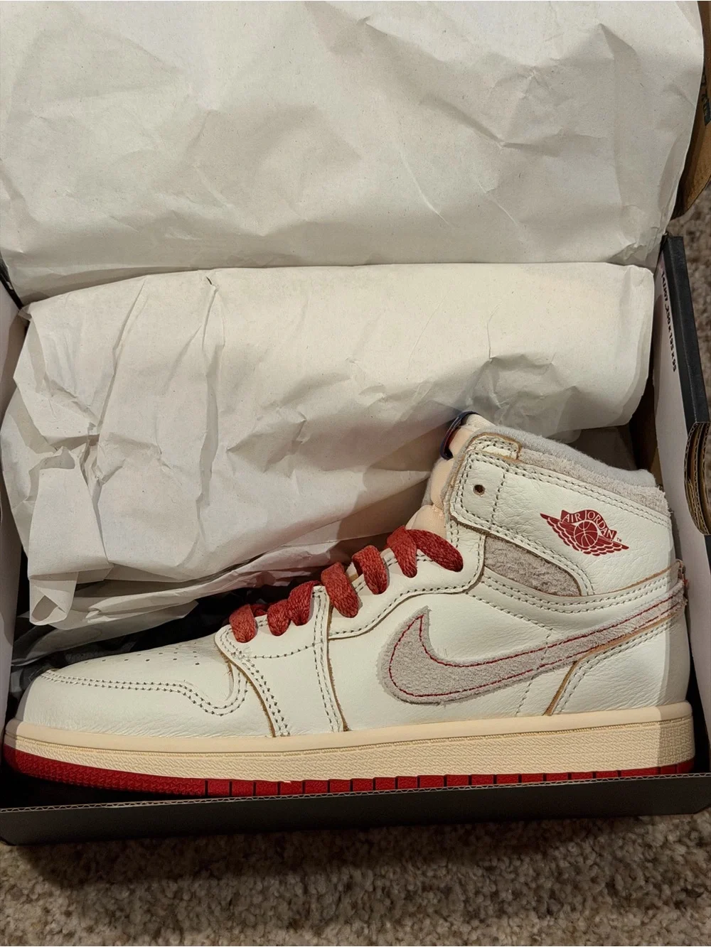 Jordan 1 Retro High OG PS 'Rare Air - Sail Cinnabar' FD2597 100